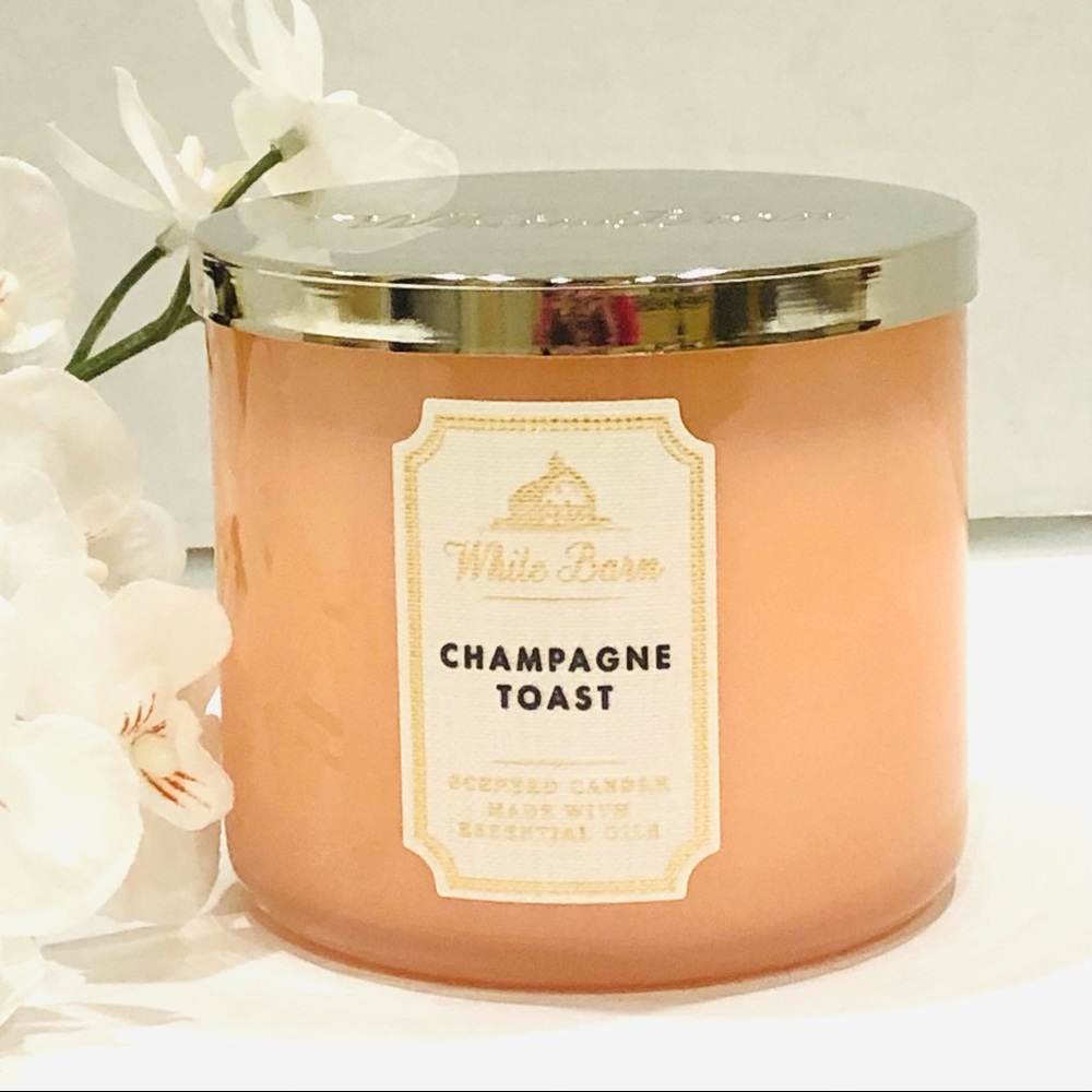 🌺Bath & Body Works 3-Wick Candle Champagne Toast~NEW